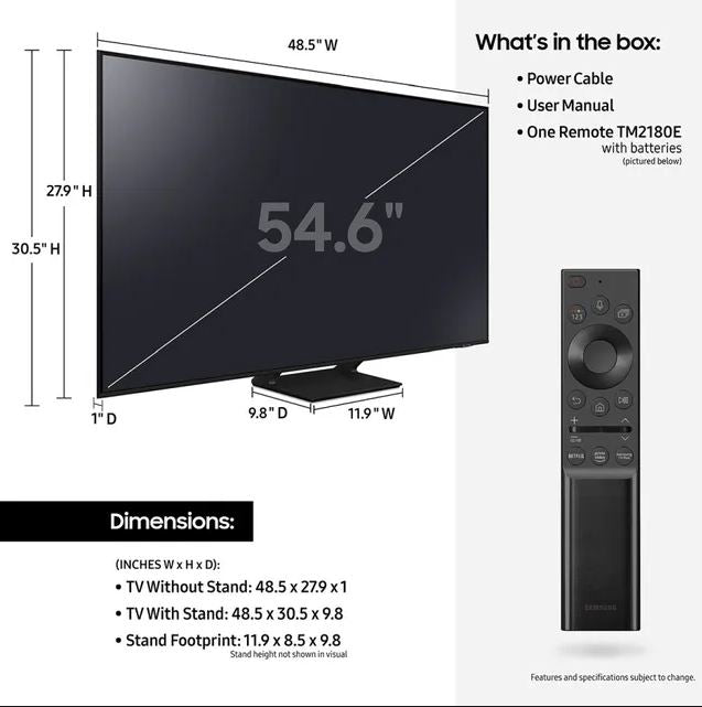 55" Q70A QLED 4K Smart TV (2021 Model)