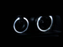 ANZO 1992-1998 BMW 3 Series E36 Projector Headlights w/ Halo Black (CCFL) G2