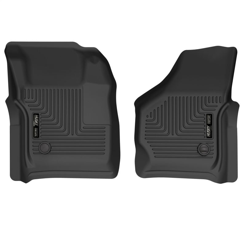 Husky Liners 99-07 Ford F-250 Super Duty Crew Cab X-act Contour Front Floor Liners (Black)