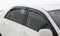 AVS 07-08 Honda Fit Ventvisor In-Channel Front & Rear Window Deflectors 4pc - Smoke