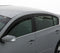 AVS 2018+ Toyota Camry Ventvisor Low Profile Deflectors 4pc - Smoke w/ Chrome Trim