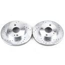 Power Stop 90-93 Mazda Miata Front Evolution Drilled & Slotted Rotors - Pair