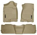 Husky Liners 07-13 GM Escalade/Suburban/Yukon WeatherBeater Tan Front & 2nd Seat Floor Liners