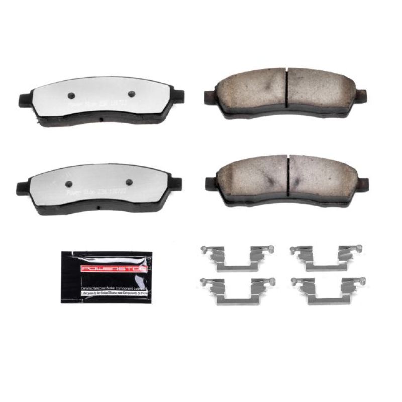 Power Stop 00-05 Ford Excursion Rear Z36 Truck & Tow Brake Pads w/Hardware