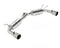 MBRP 19-23 Mazda 3 Hatchback T304SS 2.5in Axle-Back, Dual Rear Exit Street Profile