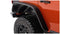 Bushwacker 07-18 Jeep Wrangler Unlimited Flat Style Flares 4pc 4-Door Sport Utility Only - Black