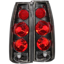 ANZO 1999-2000 Cadillac Escalade Taillights Black 3D Style