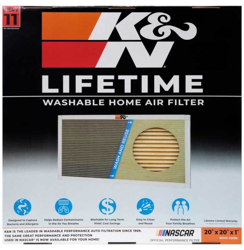 K&N HVAC Filter - 20 x 20 x 1