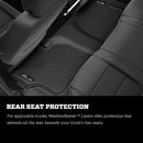 Husky Liners 2019 Ford Ranger SuperCrew WeatherBeater 2nd Row Black Floor Liners