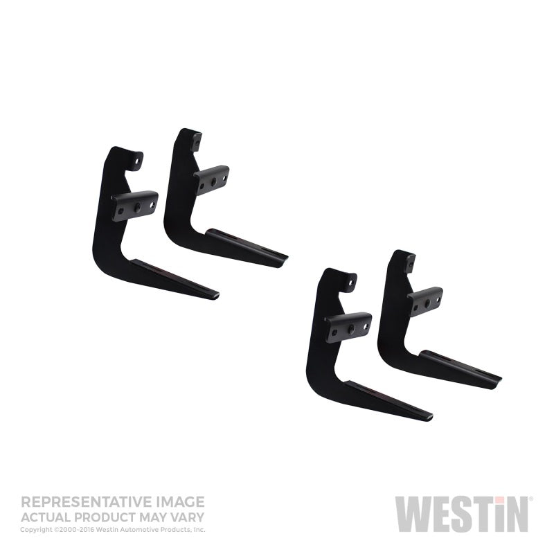 Westin 2004-2012 Ford/Lincoln F-150 Reg Cab (excl. Heritage) Running Board Mount Kit - Black
