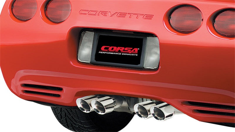 Corsa 97-04 Chevrolet Corvette C5 Z06 5.7L V8 Polished Xtreme Axle-Back Exhaust