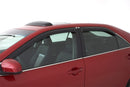 AVS 10-15 Toyota Prius (Excl. V Model) Ventvisor Outside Mount Window Deflectors 4pc - Smoke