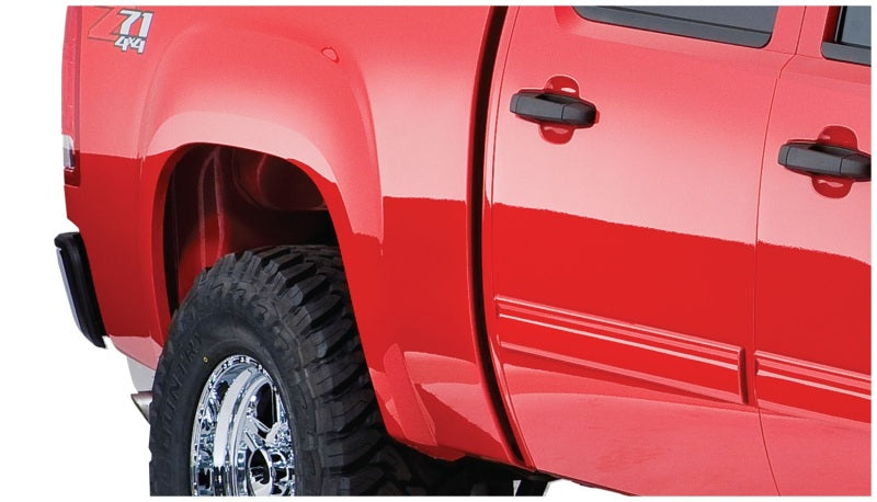 Bushwacker 07-14 GMC Sierra 2500 HD Fleetside Cutout Style Flares 4pc 78.7/97.6in Bed - Black