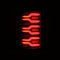 AlphaRex 19-21 Dodge Ram 1500 Luxx-Series LED Tail Lights Black w/Activ Light/Seq Signal