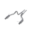 MBRP 11-14 Ford Mustang GT 5.0L Dual Split Rear Street Version T409 3in Cat Back Exhaust System