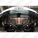 MBRP 18-20 Ford Mustang GT 2.5in Black Coated Non Active Dual Axle Back Exhaust - 4in Dual Wall Tips