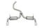 Gibson 14-20 Jeep Cherokee 3.2L 2.5in/2.25in Cat-Back Dual Split Exhaust - Stainless