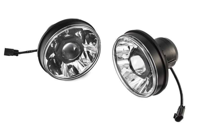 KC HiLiTES 07-18 Jeep JK (Not for Rubicon/Sahara) 7in. Gravity LED Pro DOT Headlight (Pair Pack Sys)