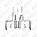 MBRP 05-09 Ford Shelby GT500 / GT Dual Split Rear Street Version 4in Tips T409 Exhaust System