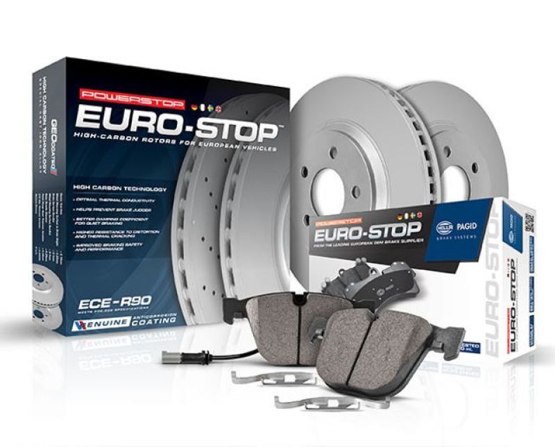 Power Stop 06-13 Audi A3 Front Euro-Stop Brake Kit