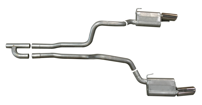 Gibson 05-10 Ford Mustang Base 4.0L 2.5in Cat-Back Dual Exhaust - Aluminized