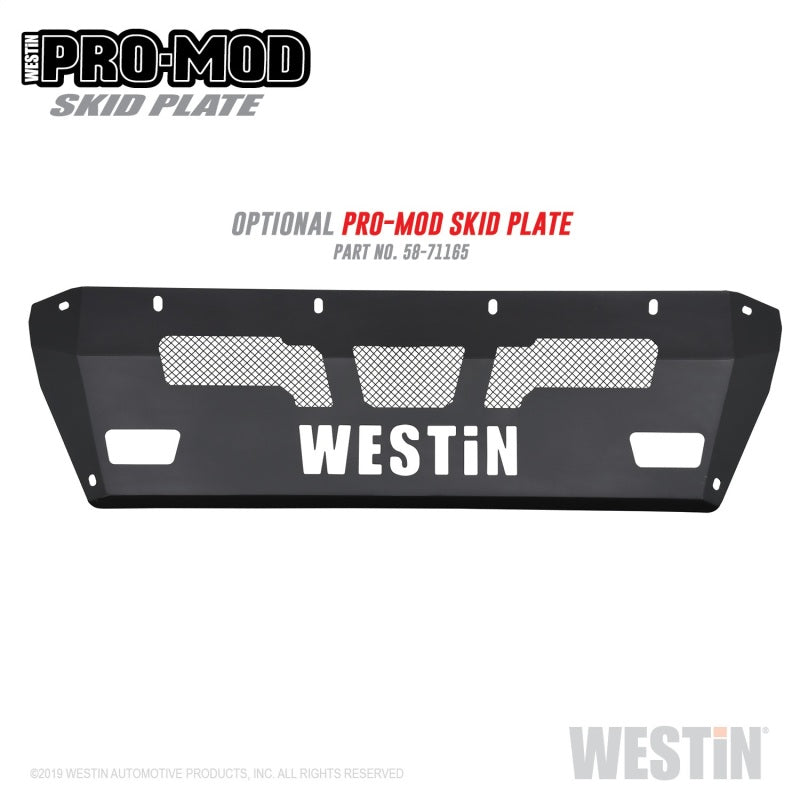 Westin 15-19 Chevrolet Silverado 2500/3500 Pro-Mod Front Bumper - Textured Black