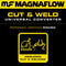 MagnaFlow Conv Univ 2.5in Inlet/Outlet Center/Center Oval 12in Body L x 6.5in W x 16in Overall L