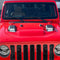 Westin 18-20 Jeep Wrangler JL 2dr LED Hood Scoops - Textured Black