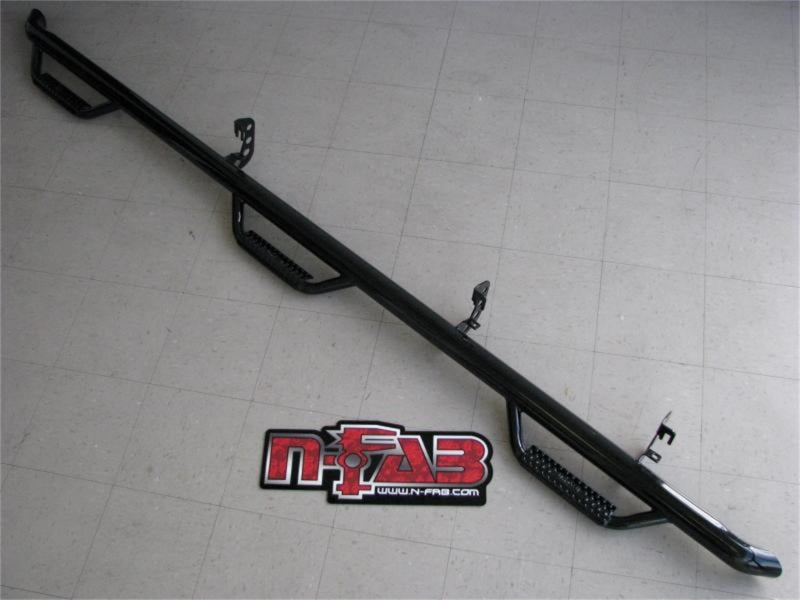 N-Fab Nerf Step 15.5-17 Dodge Ram 1500 Crew Cab 5.7ft Bed - Tex. Black - Bed Access - 3in