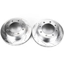 Power Stop 00-05 Ford Excursion Front Evolution Drilled & Slotted Rotors - Pair