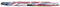 Stampede 2014-2015 Chevy Silverado 1500 Vigilante Premium Hood Protector - Flag
