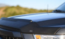 AVS 16-18 Toyota Tacoma Aeroskin II Textured Low Profile Hood Shield - Black