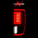 ANZO 19-22 Ford Ranger Full LED Taillights w/ Lightbar Sequential Signal Black Housing/Clear Lens