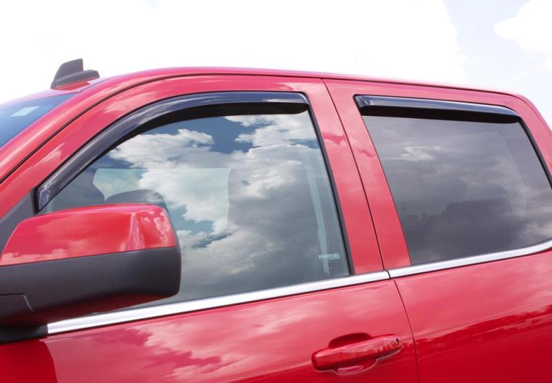 AVS 13-18 Nissan Pathfinder Ventvisor In-Channel Front & Rear Window Deflectors 4pc - Smoke