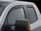WeatherTech 07+ Toyota Tundra Double Cab Front and Rear Side Window Deflectors - Dark Smoke