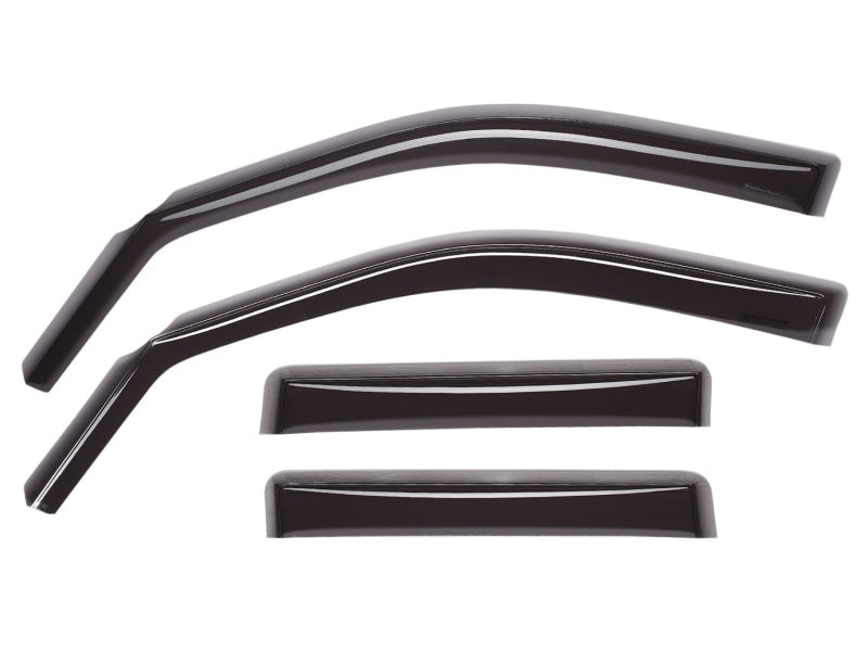 WeatherTech 04-08 Ford F150 Super Cab Front and Rear Side Window Deflectors - Dark Smoke