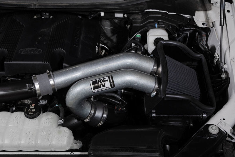K&N 15-23 Ford F-150 (Incl. Raptor) 2.7L/3.5L V6 Performance Air Intake System