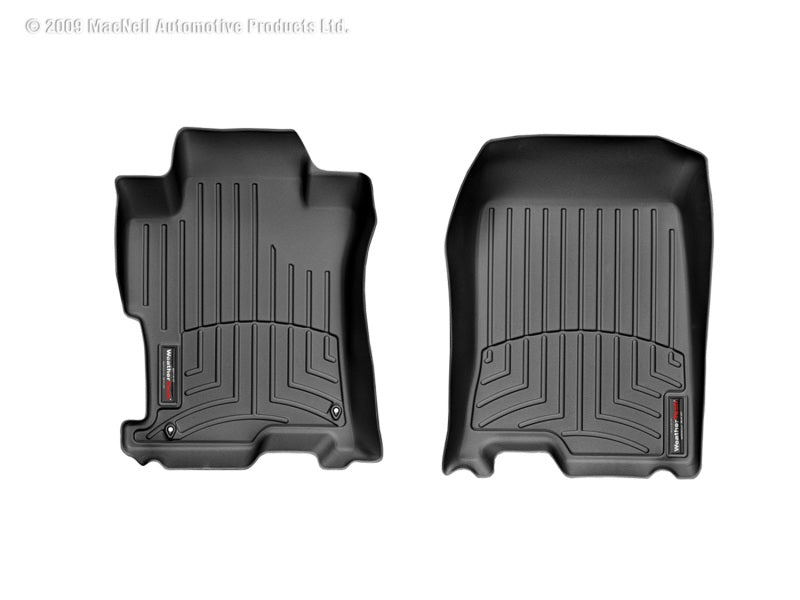 WeatherTech 08-12 Honda Accord Front FloorLiner - Black