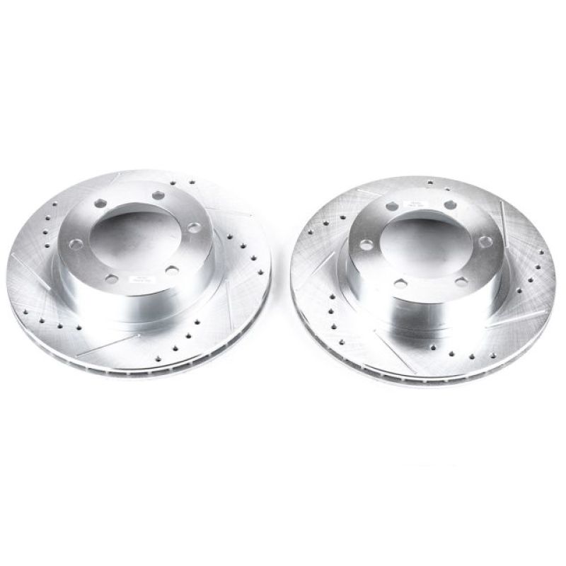 Power Stop 96-02 Toyota 4Runner Front Evolution Drilled & Slotted Rotors - Pair