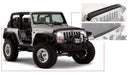 Bushwacker 07-18 Jeep Wrangler Trail Armor Hood and Tailgate Protector Excl Power Dome Hood - Black