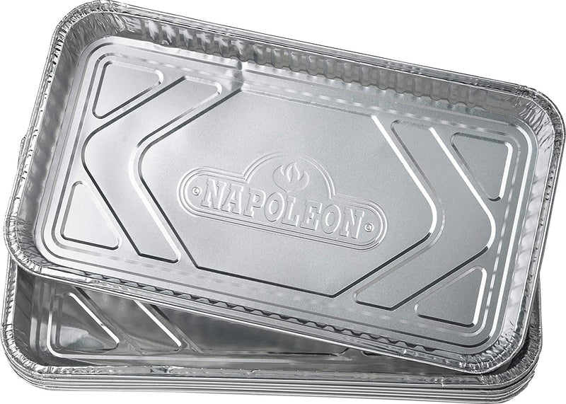 Napoleon 62008 Large Grease Drip Trays, 5-Pack