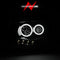 ANZO 2005-2011 Toyota Tacoma Projector Headlights w/ Halo Black