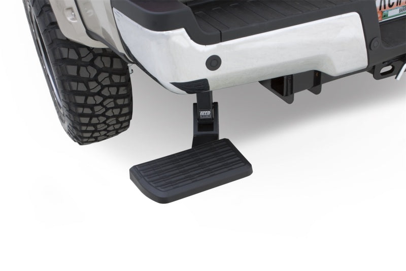 AMP Research 17-22 Ford F-250/350/450 SprDty (450 w/No Vib. Damp Installed) Driv. Side BedStep - Blk