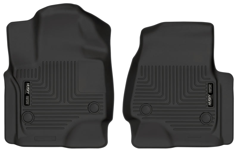Husky Liners 18-22 Ford Expedition WeatherBeater Black Front Floor Liners