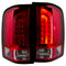 ANZO 2007-2013 Chevrolet Silverado 1500 LED Taillights Red/Clear G2