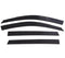 AVS 15-18 Ford F-150 / 17-18 Ford F-250 Extended Cab Ventvisor Low Profile Deflectors 4pc - Smoke