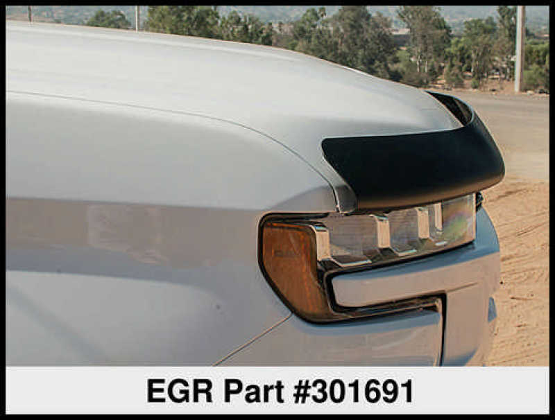 EGR 2019 Chevy 1500 Super Guard Hood Guard - Dark Smoke