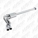 MBRP 15-16 Ford F-150 2.7L/3.5L/5.0L 3in Cat Back Single Side Pre-Axle Dual Exit ALU