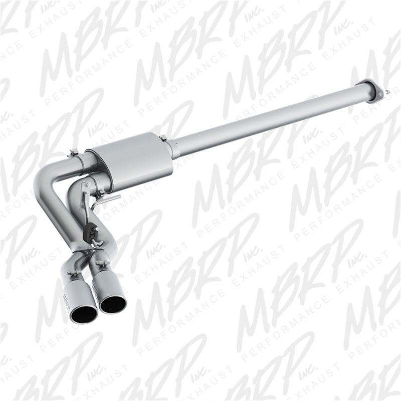 MBRP 15-16 Ford F-150 2.7L/3.5L/5.0L 3in Cat Back Single Side Pre-Axle Dual Exit T304