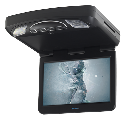 Voxx MTGBAVX13 13.3" Hi-Res LED Overhead Video Monitor w/ DVD Player & HDMI